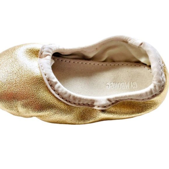 Rachel Zoe x Gymboree Gold Leather Ballet Flats - Picture 2 of 5